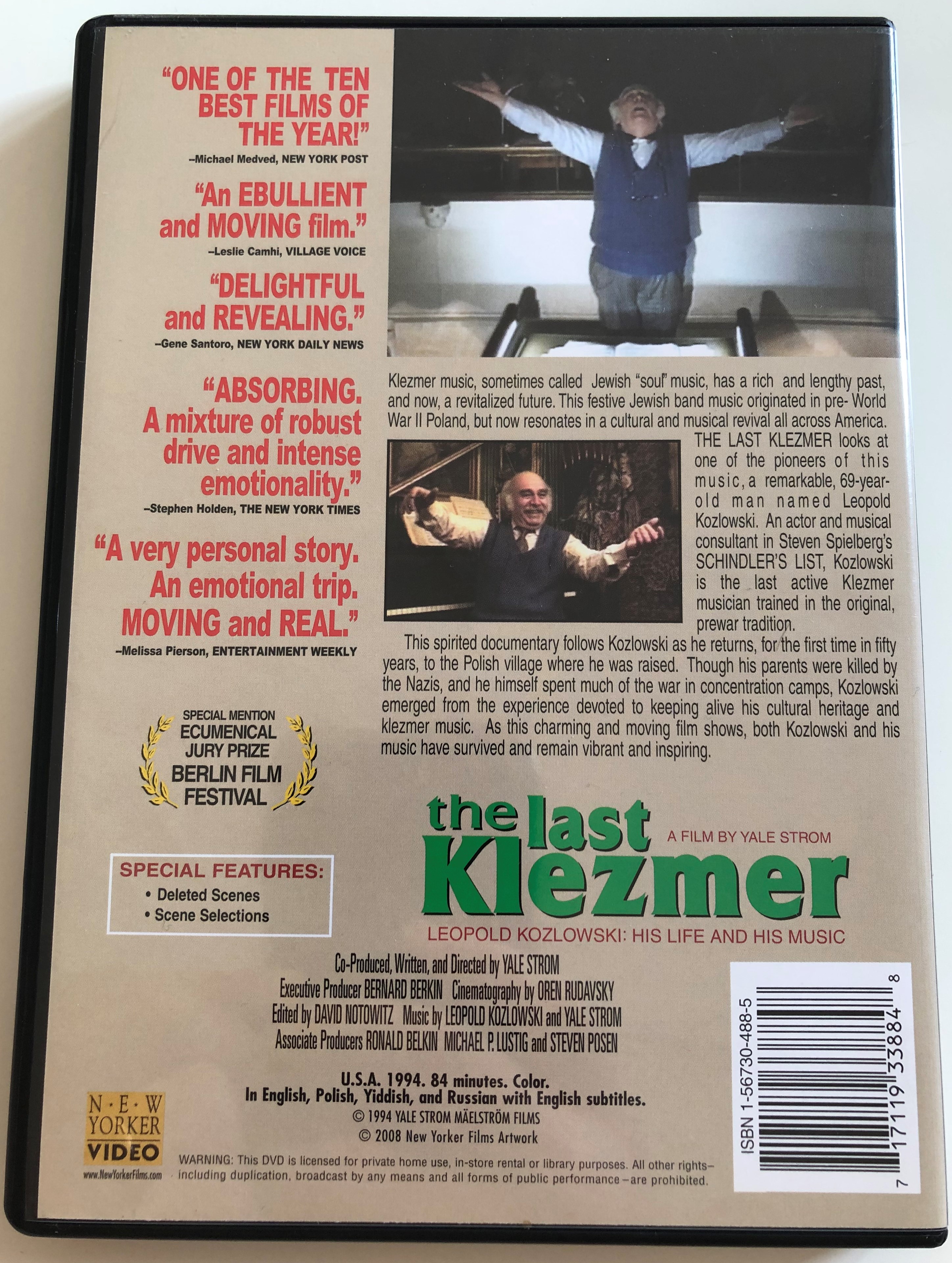 The last klezmer DVD 1994 Leopold Kozlowski 1.JPG